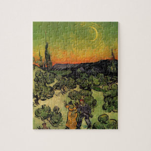 Quebra-cabeça Vincent Van Gogh Moonlit Landscape