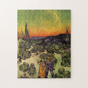 Quebra-cabeça Vincent Van Gogh Moonlit Landscape