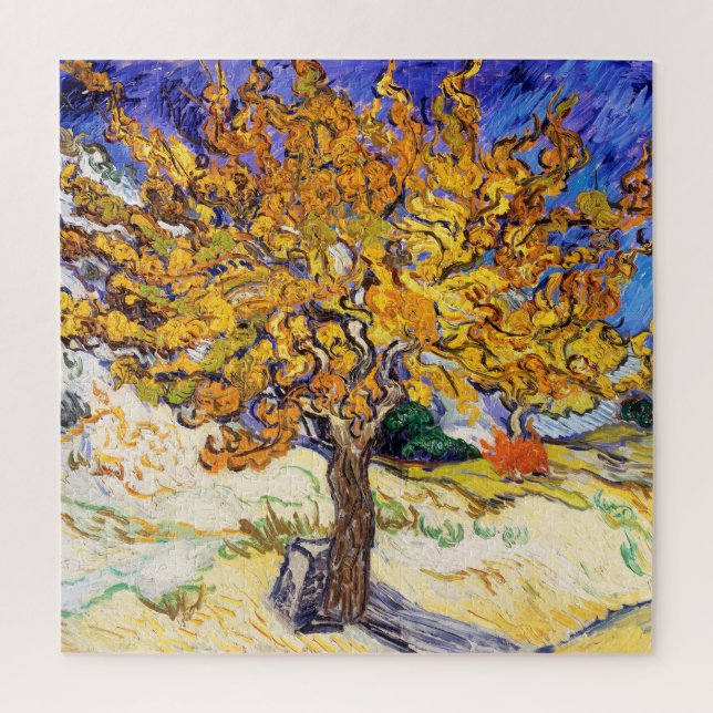 Quebra-cabeça Vincent Van Gogh Mulberry Tree Fine Art (Vertical)