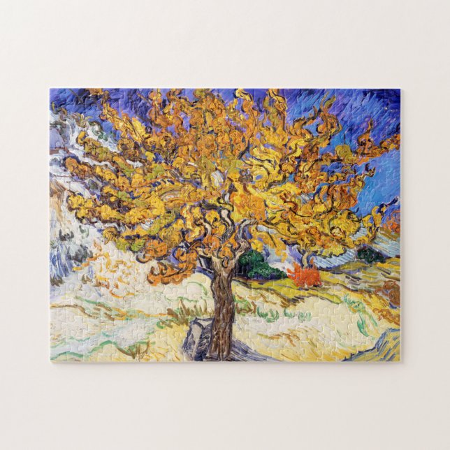 Quebra-cabeça Vincent Van Gogh Mulberry Tree Fine Art (Horizontal)