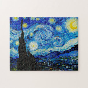 Quebra-cabeça Vincent Van Gogh Na Noite Estrelada