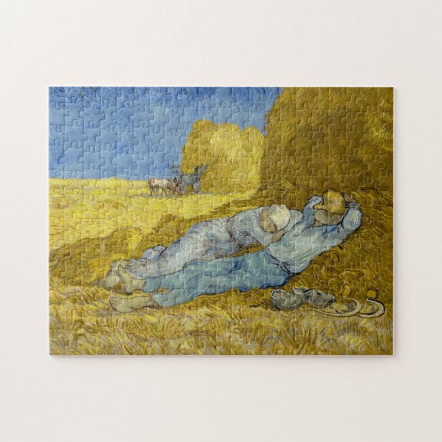 Quebra-cabeça Vincent Van Gogh - Noon, Descanse do trabalho / Si (Horizontal)