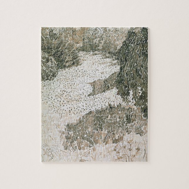 Quebra-cabeça Vincent van Gogh | o canto do parque, 1888 (Vertical)