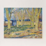 Quebra-cabeça Vincent van Gogh - O Comboio Azul<br><div class="desc">O Viaduto em Arles / O Comboio Azul - Vincent van Gogh,  Oil on Canvas,  1888</div>