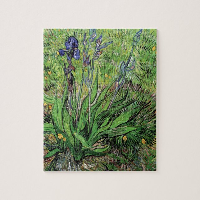 Quebra-cabeça Vincent Van Gogh - O Íris Amante da Natureza Arte  (Vertical)