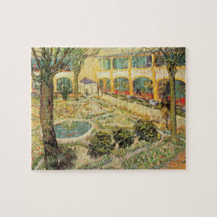 Quebra-cabeça Vincent van Gogh o jardim do asilo em Arles