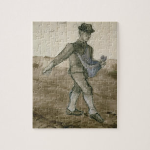 Quebra-cabeça Vincent van Gogh   o Sower, 1881