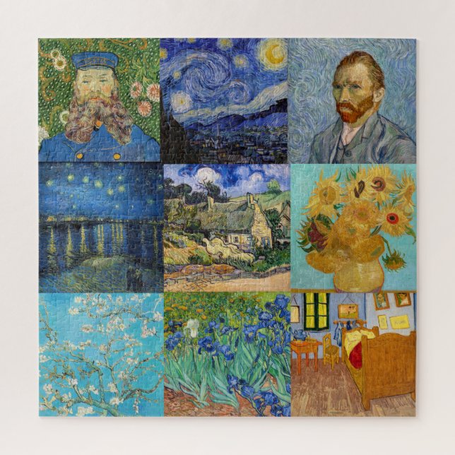 Quebra-cabeça Vincent Van Gogh - Obras-primas (Vertical)
