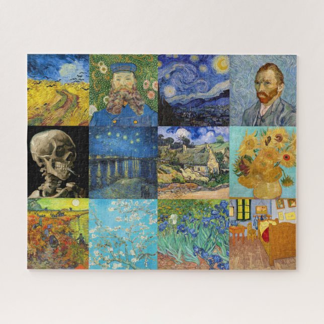Quebra-cabeça Vincent Van Gogh - Obras-primas (Horizontal)