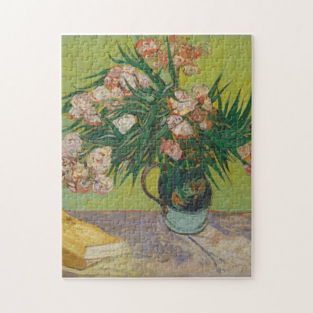 Quebra-cabeça Vincent Van Gogh Oleander pintura em flor (Vertical)
