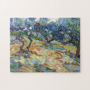 Quebra-cabeça Vincent van Gogh - Oliveiras: Céu azul-claro