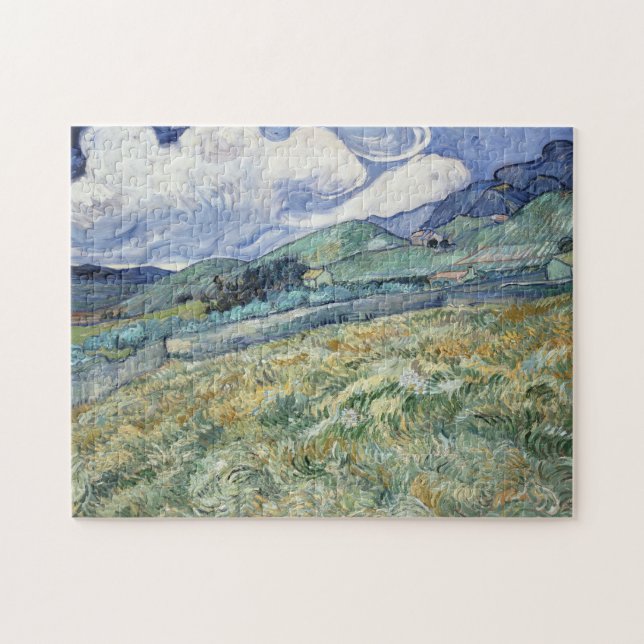Quebra-cabeça Vincent Van Gogh, Paisagem de Remy-Santo (Horizontal)
