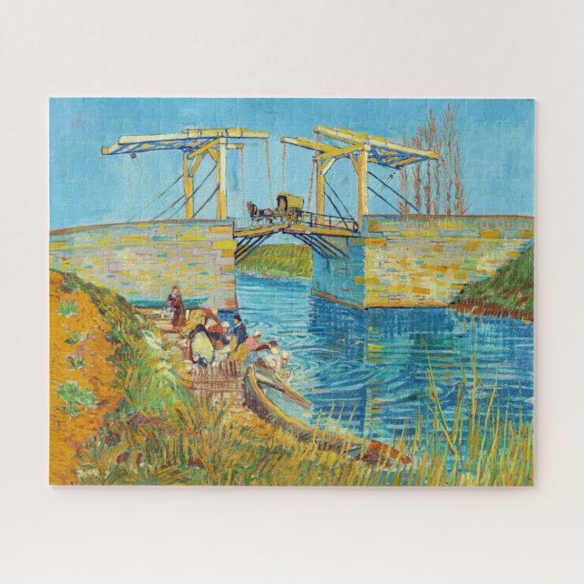 Quebra-cabeça Vincent van Gogh - Ponte Langlois em Arles #1 (Horizontal)