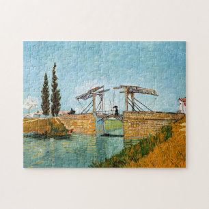 Quebra-cabeça Vincent van Gogh - Ponte Langlois em Arles #3