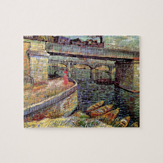 Quebra-cabeça Vincent Van Gogh - Pontes Do Sena (Horizontal)