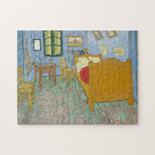 Quebra-cabeça Vincent Van Gogh, quarto de dormir em Arles, versã