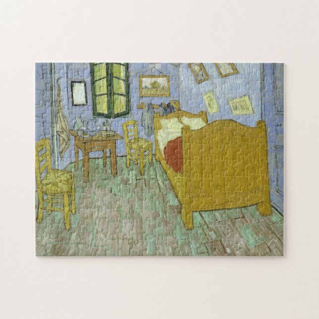 Quebra-cabeça VINCENT VAN GOGH - quarto em Arles 1888 (Horizontal)