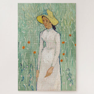 Quebra-cabeça Vincent van Gogh - Rapariga de Branco