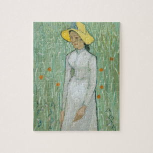 Quebra-cabeça Vincent van Gogh  Rapariga de Branco, 1890