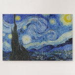 Quebra-cabeça Vincent van Gogh Starry Night 1000 peças<br><div class="desc">Starry Noite,  artista quebra-cabeça. A bela pintura de van Gogh transformou-se numa quebra-cabeça de serra divertida com mais de 1000 peças. Desafio excelente para quem ama quebra-cabeça de quebra-cabeça e a arte do incrível mestre poste-impressionista holandês.</div>