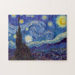 Quebra-cabeça VINCENT VAN GOGH - Starry night 1889<br><div class="desc">VINCENT VAN GOGH - Starry night 1889Oil on canvas</div>