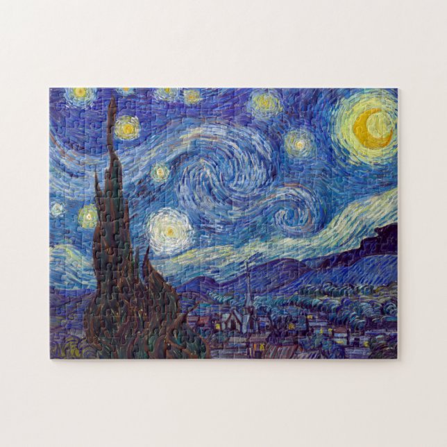 Quebra-cabeça VINCENT VAN GOGH - Starry night 1889 (Horizontal)