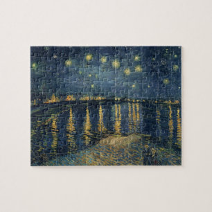 Quebra-cabeça Vincent van Gogh Starry Night Over the Rhone