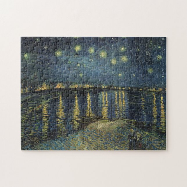 Quebra-cabeça Vincent van Gogh | Starry Night Over the Rhone (Horizontal)