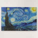 Quebra-cabeça Vincent Van Gogh Starry Night Vintage Fine Art<br><div class="desc">Vincent Van Gogh Starry Night Vintage Fine Art Quebra-cabeça.</div>