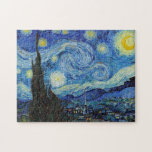 Quebra-cabeça Vincent Van Gogh Starry Night Vintage Fine Art<br><div class="desc">Vincent Van Gogh Starry Night Vintage Fine Art Quebra-cabeça.</div>