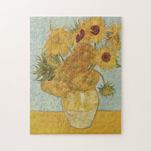 Quebra-cabeça Vincent van Gogh Still Life Vase with Sunflowers