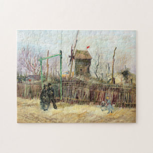 Quebra-cabeça Vincent van Gogh - Street Scene em Montmartre