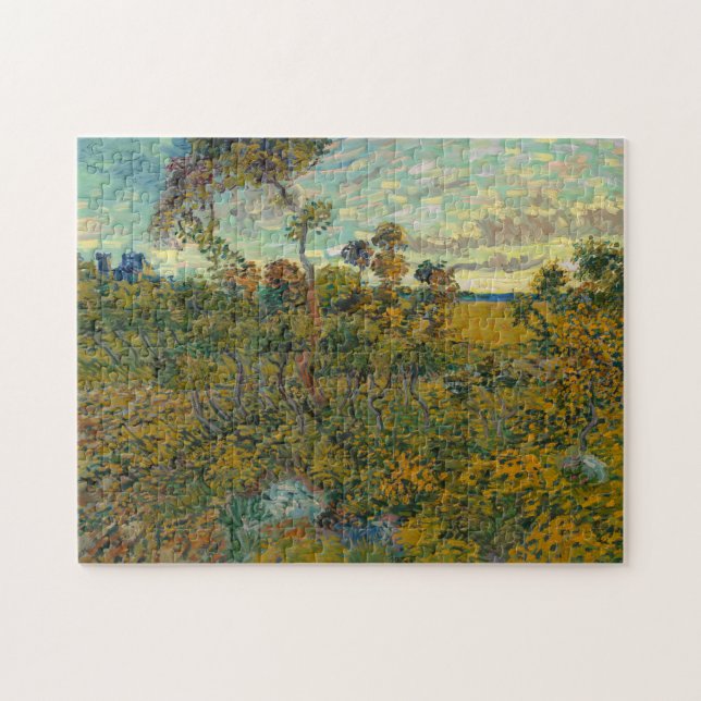 Quebra-cabeça Vincent Van Gogh, Sunset Em Montmajour (Horizontal)