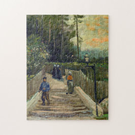 Quebra-cabeça Vincent van Gogh - Traçado em Montmartre