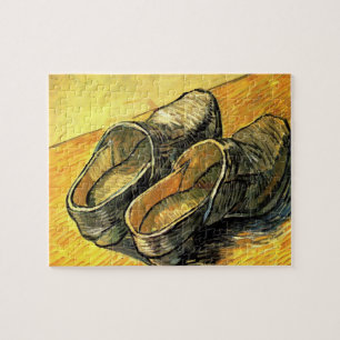 Quebra-cabeça Vincent van Gogh - Um Par de Tamancos de Couro