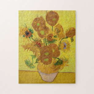 Quebra-cabeça Vincent van Gogh - Vase com Quinze Girassóis