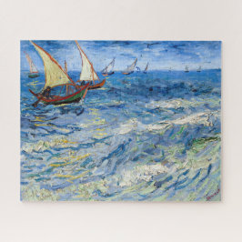 Quebra-cabeça Vincent van Gogh - Vista marinha em Saintes-Maries