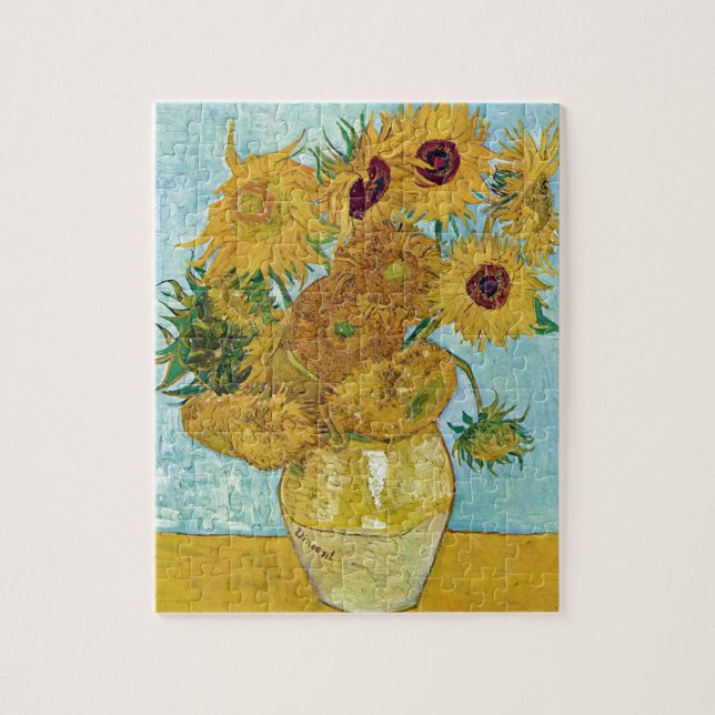 Quebra-cabeça Vincent Willem van Gogh , “ Sunflowers ” (Vertical)