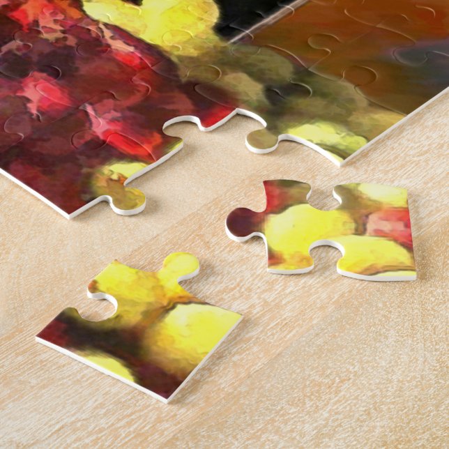 Quebra-cabeça Vinho antes & em seguida (Lateral)