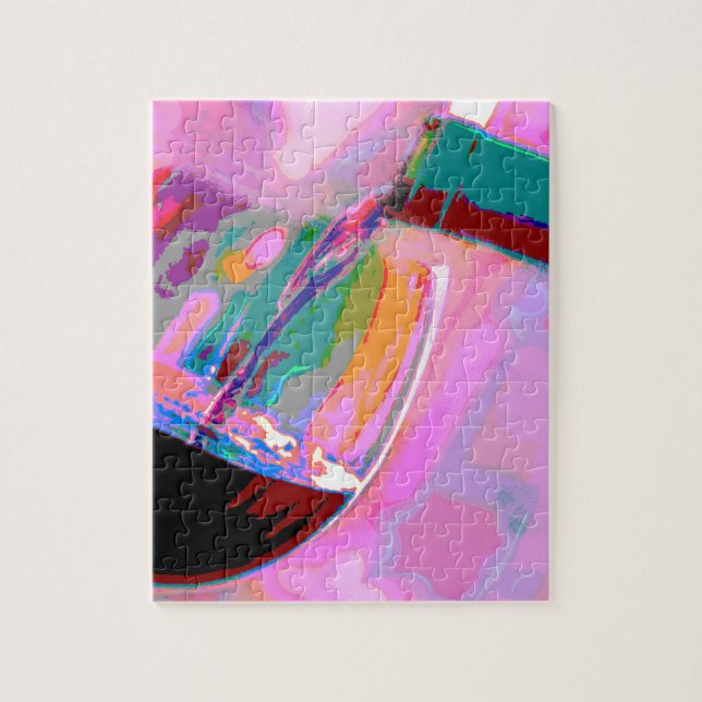 Quebra-cabeça Vinho tinto noite festeja (Vertical)