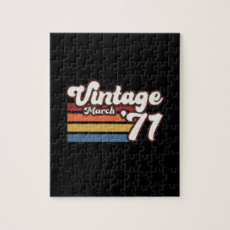 Quebra-cabeça Vintage 1971 50th Birthday March