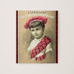 Quebra-cabeça "Vintage ad-1854-Nichols Peruvian Latido & Iron
