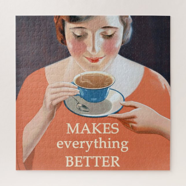 Quebra-cabeça Vintage Advertisement De Chá - Melhora (Vertical)