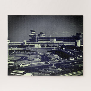 Quebra-cabeça Vintage Alemanha Berlim Aeroporto de Tegel