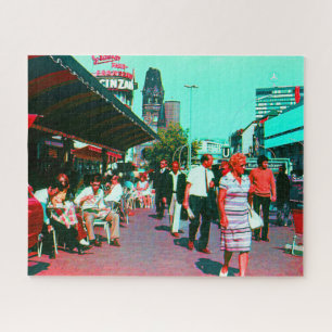 Quebra-cabeça Vintage Alemanha Berlim kurfürstendamm avenue