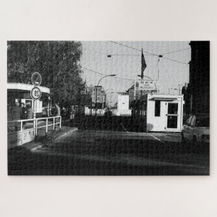 Quebra-cabeça Vintage Alemanha Border posta East West Berlin