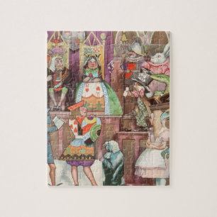 Quebra-cabeça Vintage Alice no País das Maravilhas, Rainha dos C