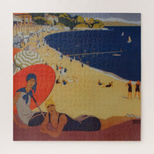 Quebra-cabeça Vintage Anúncio de Viagem francês