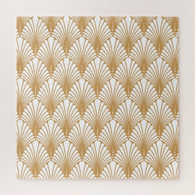 Quebra-cabeça Vintage Arabesque Geométrico Sem Olhos Padrão (Vertical)