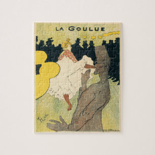 Quebra-cabeça Vintage Art Nouveau, La Goulue, por Toulouse Lautr